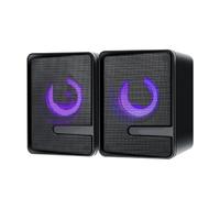 SET ALTOPARLANTI SPEAKER PER BASSI CON ILLUMINAZIONE A COLORI RGB PER PC Q-T126