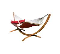 Set amaca Siesta Grande Deluxe California Hot Chocolate (certificato FSC ©) rosso