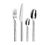 Set AMEFA Karma 24 servizi in acciaio inoxPer 6 persone acciaio inox | Set di posate da 24 pezzi per 6 persone, acciaio inossidabile 18/0, forchette, coltelli, cucchiai da tavola e cucchiai da