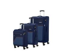 set AMERICAN TOURISTER sky surfer 3 trolley 55 68 80 DARK BLU 420464