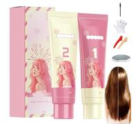 Set Ammorbidente Per Capelli Proteico Per La Correzione Della Frangia, Crema Stirante Per Capelli Proteica, Crema Stirante Per Capelli Ricci, Per Tutti I Tipi Di Capelli (1Set)