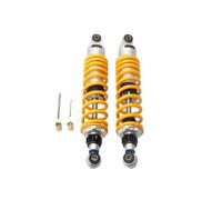 Set ammortizzatori Anteriori ad Aria for Moto in Lega di Alluminio e Acciaio Massiccio 375 mm/410 mm for B 350 YFZ350 1987-2006(Yellow)