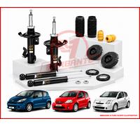 SET AMMORTIZZATORI E TAMPONI KIT COMPLETO PER CITROEN C2 C3 1.1 - 1.4 - 1.6 HDi