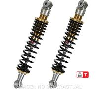 YSS Ammortizzatori posteriori Coppia Gas 340 mm Argento per Piaggio Beverly 125/250/300