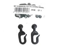 SET ANELLI SCORREVOLI PER GAZEBO GIARDINO SAHARA 10 PZ PER ARREDO ESTERNO