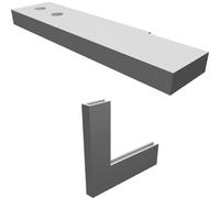 Set Angoli Ricambio Mensola per Frigorifero SMEG Anteriore Posteriore 3D
