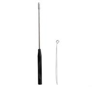 Set Anse Sterili con 50 Anelli Nichromo per vari Misure Set Anse | Acciaio , anelli nichromo 50pz, per ideale agar, sterilità garantita, uso rapido(2mm)