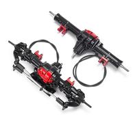 Set Anteriori Posteriori RC Compatibile Con D90 Aggiornamento Cingolate RC 1/10, Assale Anteriore Posteriore Completo Alta Resistenza Con Bloccaggio Differenziale(Front and Rear)