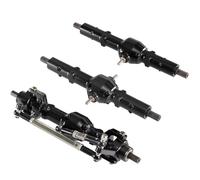 Set Anteriori Posteriori RC Compatibile Con WPL B16 B36 Per FAYEE 1/16 Accessori Per Auto RC A Sei Ruote Motrici, Gruppi Assale Anteriore, Centrale E Posteriore In Lega Di Alluminio(Black)