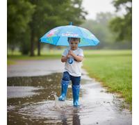 Set Antipioggia George Peppa Pig - Stivaletti + Ombrello Bambini