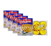 Set ANTIZANZARE: Confezione da 10 Spirali, al Profumo di Citronella, Efficace Anche Contro Le Zanzare Tigre + Confezione da 4 Maxi Candele alla Citronella (4xConf.Spirali+Candele)