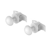 Set appendini in ABS bianco serie smart per termosifone tubolare