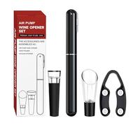 Set - Apri Bottiglie Portatile con Levatappi Semplice,Pompa a Vino per e Levatappi,per Casa Bar Cucina Ristorante Matrimonio Festa Bartender Appartamento