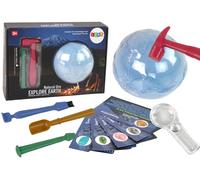 set archeologico scavi con minerali e carte educative