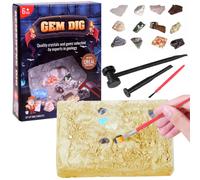 Set archeologico - scavi con pietre preziose per bambini