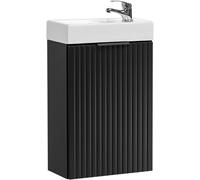 Set armadietto Comad Adel Black ADEL BLACK 82-40-B-1D, lavabo Comad Veda UM-VEDEA40