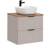 Set armadietto Comad Adel Cashmere ADEL CASHMERE 82-60-2S, lavabo Comad Smile UM-6252SMILE40DP, BLAT UN. 89-60-B WOTAN