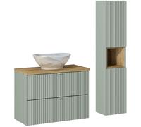 Set armadietto Comad Line Reed Green LINE REED GREEN D 82-80-2S, armadietto Comad Line Reed Green LINE REED GREEN D 80-03-2D, UN-PATI-MW3, NOVA OAK A 83-27-Q(W83-04A), NOVA OAK A 89-80