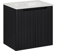 Set armadietto Comad Nova Black NOVA BLACK D2 82-60-2D, lavabo Comad Sky 3 SKY 3 60CM DP (E-8099-3-60)