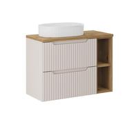 Set armadietto Comad Nova Cashmere NOVA CASHMERE 82-60-2S, lavabo Comad Beyond BEYOND 5 WHITE ( E-6564 ), NOVA OAK 81-20-39, NOVA OAK A 89-80
