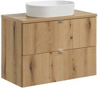 Set armadietto Comad Nova Oak NOVA OAK A 82-80-2S, lavabo Comad Beyond BEYOND 5 WHITE ( E-6564 ), NOVA OAK A 89-80