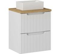 Set armadietto Comad Nova White NOVA WHITE 82-50-2S, lavabo Comad Gaja UN-GAJA35-SW 78570A(35), NOVA OAK A 89-50
