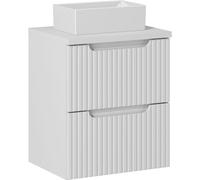 Set armadietto Comad Nova White NOVA WHITE 82-50-2S, lavabo Comad Gaja UN-GAJA35-SW 78570A(35), NOVA WHITE 89-50