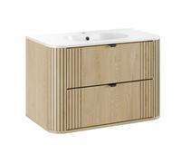 Set armadietto Comad Ovalia Cremona OVALIA CREMONA 82-80-46-2S, lavabo Comad Pure PURE WHITE GLOSS UM 80-46