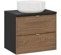 Set armadietto Comad Talia Casella TALIA CASELLA 82-60-46-2S, lavabo Comad Maja UN-MAJA-GW, BLACK 89-60-46 L