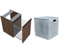 Set armadietto Elita Look RE080402027060, cesto Elita RE199488000010