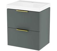 Set armadietto Excellent Blanko MLEX.6301.490.GN, lavabo Excellent Blanko CENL.6317.500.WH, MLEX.6303.SET.GL