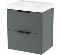 Set armadietto Excellent Blanko MLEX.6301.490.GN, lavabo Excellent Blanko CENL.6317.500.WH, MLEX.6303.SET.BL