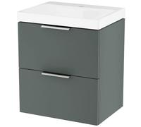 Set armadietto Excellent Blanko MLEX.6301.490.GN, lavabo Excellent Blanko CENL.6317.500.WH, MLEX.6303.SET.CR