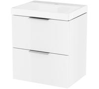 Set armadietto Excellent Blanko MLEX.6301.490.WH, lavabo Excellent Blanko CENL.6317.500.WH, MLEX.6303.SET.CR