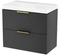 Set armadietto Excellent Blanko MLEX.6301.640.BL, lavabo Excellent Blanko CENL.6317.650.WH, MLEX.6303.SET.GL
