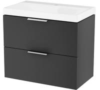 Set armadietto Excellent Blanko MLEX.6301.640.BL, lavabo Excellent Blanko CENL.6317.650.WH, MLEX.6303.SET.CR