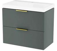 Set armadietto Excellent Blanko MLEX.6301.640.GN, lavabo Excellent Blanko CENL.6317.650.WH, MLEX.6303.SET.GL