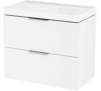 Set armadietto Excellent Blanko MLEX.6301.640.WH, lavabo Excellent Blanko CENL.6317.650.WH, MLEX.6303.SET.CR