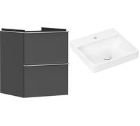 Set armadietto Hansgrohe Xelu Q 54020000, lavabo Hansgrohe Xelu Q 61012450