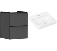 Set armadietto Hansgrohe Xelu Q 54020670, lavabo Hansgrohe Xelu Q 61012450