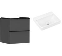 Set armadietto Hansgrohe Xelu Q 54024670, lavabo Hansgrohe Xelu Q 61017450