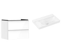 Set armadietto Hansgrohe Xelu Q 54027700, lavabo Hansgrohe Xelu Q 61032450