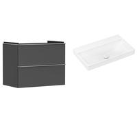 Set armadietto Hansgrohe Xelu Q 54028000, lavabo Hansgrohe Xelu Q 61021450