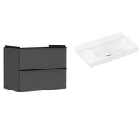 Set armadietto Hansgrohe Xelu Q 54028670, lavabo Hansgrohe Xelu Q 61032450