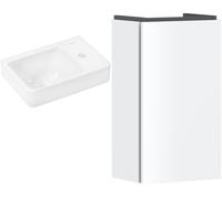 Set armadietto Hansgrohe Xilesa E 54244700, lavabo Hansgrohe Xelu Q 60314450