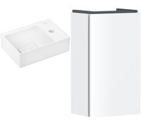 Set armadietto Hansgrohe Xilesa E 54244700, lavabo Hansgrohe Xevolos E 61086450
