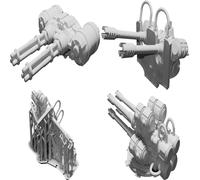 Set Armi Autocannone per Imperial Knight Warhammer 40K Proxy Stampato 3D