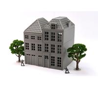 Set Arnhem Duo Di Due Edifici Storici Dei Paesi Bassi Stampa 3D Tavolo