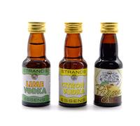 Set Aromi Lime + Limone + Cotogna 3x25ml - Essenze Senza Alcol Stile Vodka per 750ml - Gusto Agrumato e Fruttato
