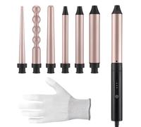 Set Arricciacapelli Intercambiabile Ferro con 6 Cilindri Styling Professionale e Rapido Ricci Perfetti